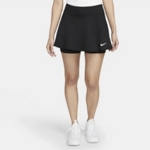 나이키 우먼스 테니스 스커트 블랙 W 코트 DRI-FIT 빅토리 Flouncy