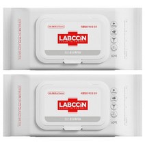 LABCCIN V3 랩신 손소독 티슈 곡물발효 에탄올 물티슈 캡형 60매 2팩, 60개입 2팩