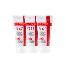 썬월드 수퍼 기능성 선크림 50ml 3개 SPF50+ PA+++ 워터프루프, 수퍼 기능성 선크림 50ml 3개 SP
