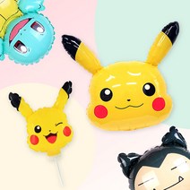 [파티지] 바람개비 점보 풍선 모음 / 타요 뽀로로 티니핑 하츄핑 피카츄, C_E_원형_(18인치) 피카츄