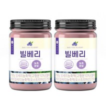 바로푸드 빌베리 분말 150g 야생 블루베리 가루 농축 파우더, 2통