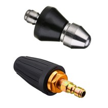 압력 와셔 하수구 노즐 1/4 인치 5000 Psi 오리피스 0.7mm 및 냉온수 용 3 000 Psi 3.0 오리피스 3.0 Gp, 한개옵션0
