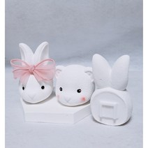 토끼 곰2p석고방향제 차량용 인테리어용, No.5