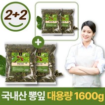 1+1 국내산 말린 뽕잎 상엽 대용량 뽕나무잎 국산 뽕잎차 상엽차 차 티백 활용, 4개, 400g