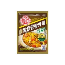 오뚜기 백세 발효강황카레 순한맛 80g 3분요리 밥반찬 자취음식 간편식 1세트, 5세트