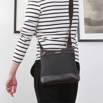 데일리백추천 가죽 남자 크로스가방 미니멀스타일 모던베이직 원마일웨어 트렌디