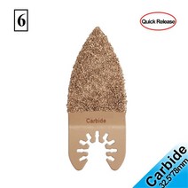 원형 체인 전기 톱날 진동 멀티 툴 톱 블레이드 트라이앵글 카바이드 Rasp Cut Grinder For Fein 마스터 Ryobi Milwaukee Ridgid Black amp, 06 6