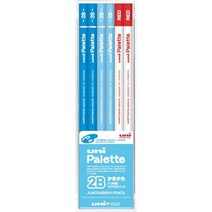 MITSUBISHI Pencil Mitsubishi 연필 UNIPARETTE 2B PASS Stell Blue Red 12 조각 US1049, 1개, 상품명참조