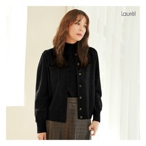 [라우렐] 메리노울 실크 앙상블 니트 풀오버+가디건 세트