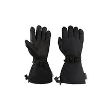 OZERO 긴 겨울 스키 장갑 작업 스포츠 장갑 3M Thinsulate 스노우 보드 스노 모빌 방풍 방수 사이클링 장갑 남자 여자, L, 1019-Black