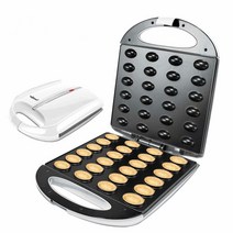 땅콩빵기계 계란빵틀 커피콩빵 호두과자 홈베이킹, 블랙 - 6112 (1400W )