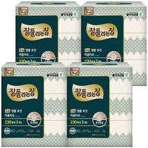 땡큐온 잘풀리는집 모이스처 보습티슈 230매 3입 x4개, 단품