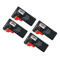 소형 범용 BT-168 배터리 용량 테스터 검사기 4 피스, 01 블랙