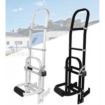 캠핑카 사다리 꼬리 사다리 카라반 접이식 2단 루프탑, 실버 1