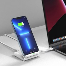 무료배송정확도 LED 표시등 15PD 스탠드 무선 고속충전기 거치대 무선충전기 2개 세트, 옵션_밸류엠 15W PD 고속 스탠드 무선충전기