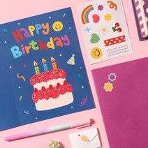 반짝반짝 비즈 생일 보석 십자수 카드 만들기