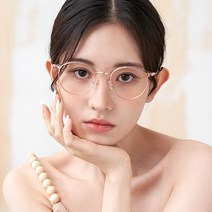 룩스토어 블루래빗 베이직 동글이 하금테안경 블루라이트차단안경 남녀공용