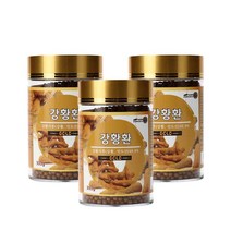 강황환 인도 강황가루환 강황 커큐민 강황환효능 발효 강황 인도산 강황가루 강황 먹는법 강황카레 분말 수용성 커큐민 환 정 알약, 300(G)  3