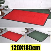 흙털이매트업소용출입문 발판사무실현관고무매트 마트입구발매트 음식점, 레드