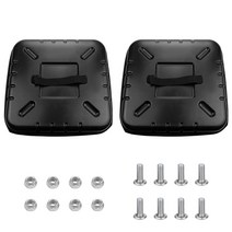 존 디어 100 시리즈 L110 X110 125 D100 LA120 Z225 Z245 Z425 Z445 AM101602 잔디 예초기 잔디 가방 교체 부품 2 개, 없음, 1.black