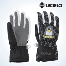 라시엘로 키즈 스포츠 스노우보드 스키장갑 LAK-2026-BLACK, S FREE