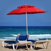 대형 특대형 튼튼한 파라솔 물통받침대/파라솔/파라, 어썸파라솔(대)_레드