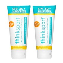THINK Thinksport Kids SPF 50+ Mineral Sunscreen Sun Lotion 씽크 씽크스포츠 키즈 SPF 50+ 미네랄 선스크린 선로션 177ml 2팩