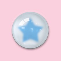 (물방울톡) 가우시안 스타 블루. 스마트톡 그립톡 휴대폰 스마트톡 제작 스마트톡케이스 아이폰 케이스 스마트링 핸드폰그립톡 반구 커플 우정 구슬톡