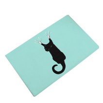 더자카 러블리 캣 일러스트 발매트 M, Y394LBBM117, 1개