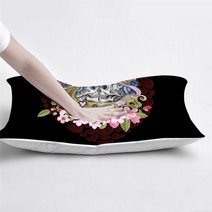 침구 아웃렛 다운 대체 베개 5 성급 호텔 다운 베개 마이크로 화이버 패브릭 침구 목 건강 빨 소프트 화이트 베개, 해골 - 1개, 50x75cm, 1개