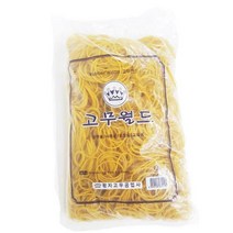 왕자고무 덕용 고무밴드 노랑생고무 340g, 1개, 1개