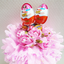 안산 플라워마트 @킨더조이 사탕꽃다발, @킨더조이 사탕꽃다발2 핑크