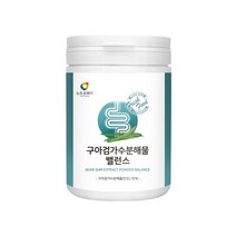 식물성 구아검 가수분해물 120g 분말 가루 파우더 구아콩 식이섬유 프리바이오틱스 프락토올리고당 난소화성말토덱스트린 돼지감자 추출물 19종 유산균 함유, 1통
