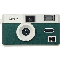 KODAK Ultra F9 35mm 필름 카메라 고정 초점 광각 내장 플래쉬, 기본