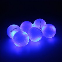 야광골프공 led공 개몫 crestgolf 깜박이는 빛나는 야간 발광 플래시 라이트 업, 파란색 골프 공