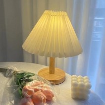 수유등 오로라무드등 크리스마스조명 아모램프 고양이무드등 LED 아이방 크리스탈무드등북유럽 플리츠 테이, 02 Cream_02 220V EU Plug