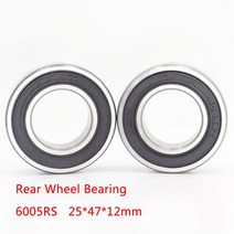 포크베어링 KTM 오토바이 프론트 리어 휠 허브 베어링 오일 씰 키트 2 쌍 EXC SX XCF MXC HUSQVARNA TE FC FE 250 450 530 부품, Rear Wheel Bearing