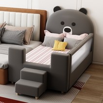 애기침대 아기범퍼침대 3면 4면 수납장침대 초등학생침대 어린이침대, 4면150x60+메트