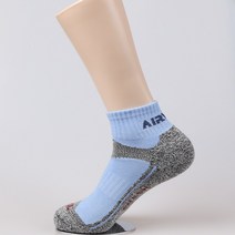 남자 여름 등산양말 골프 헬스 스포츠 단목 파일 양말 FRESH, 블루