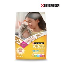 퓨리나 캣차우 키튼차우 2kg /리뉴얼/임신 수유묘와 아기 고양이용/고단백닭고기, 1팩