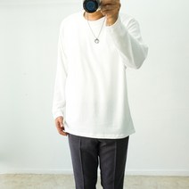 130사이즈까지 빅사이즈 니트티셔츠 긴팔 정장룩 레이어드 긴팔티셔츠