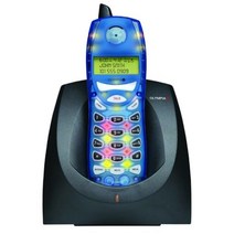Olympia OL2430LB 2.4 GHz Analog Cordless Phone with Tango Dancing Lights and 발신자 번호 확인 서비스 파랑