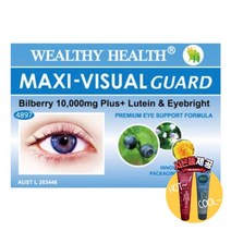 [사은품제공]호주 웰시헬스 비주얼가드 빌베리 10000 60캡슐 눈에 좋은 안토시아닌 추출물 루테인 알지알지몰 RZ, 상품수량, 1개