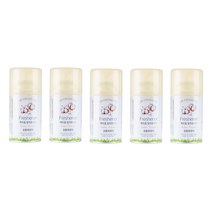 묻따 화장실 타이머 방향제 자동 분사기 실내용 업소용, 280ml, 5개, 파우더/비누향