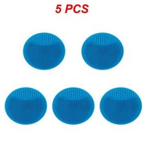 실리콘 세척 패드 얼굴 각질 제거 브러쉬 SPA 스킨 스크럽 클렌저 청소 도구 2 40개, 06  B 5개