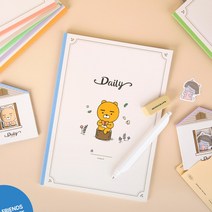 카카오프렌즈 신학기 데일리 무선제본 노트 네오, 3개