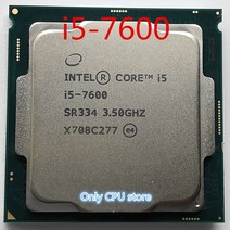 i5 7600 인텔 코어 i57600 3.50GHz 쿼드 6MB 스마트 캐시 최대 4.10GHz HD 그래픽 630 i5 DDR42400 DDR3L F, 한개옵션0