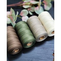 2.0mm 150g 무광 폴리에스터 팔찌 매듭끈 솔리드 컬러 여름실 팔찌끈 팔찌매듭실, 18. Neon Green