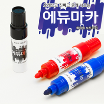 라인플러스 굵은 보드마카 에듀보드마카 8mm 1타(12개입), 흑4+청4+적4