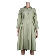 보니스팍스NC06벨티드셔츠형원피스BC18OP810A